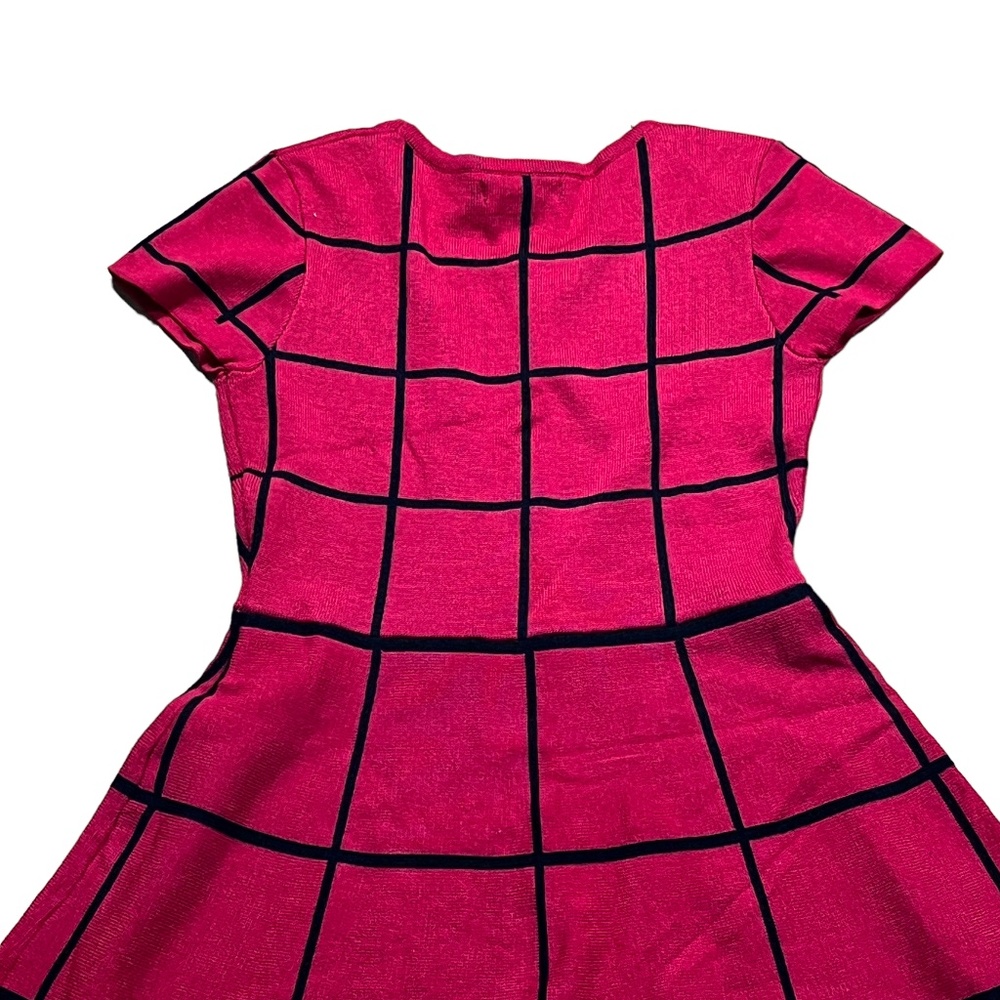 My Michelle Dress Girls’ Small Red/Black Short Sleeve - Picture 4 of 9